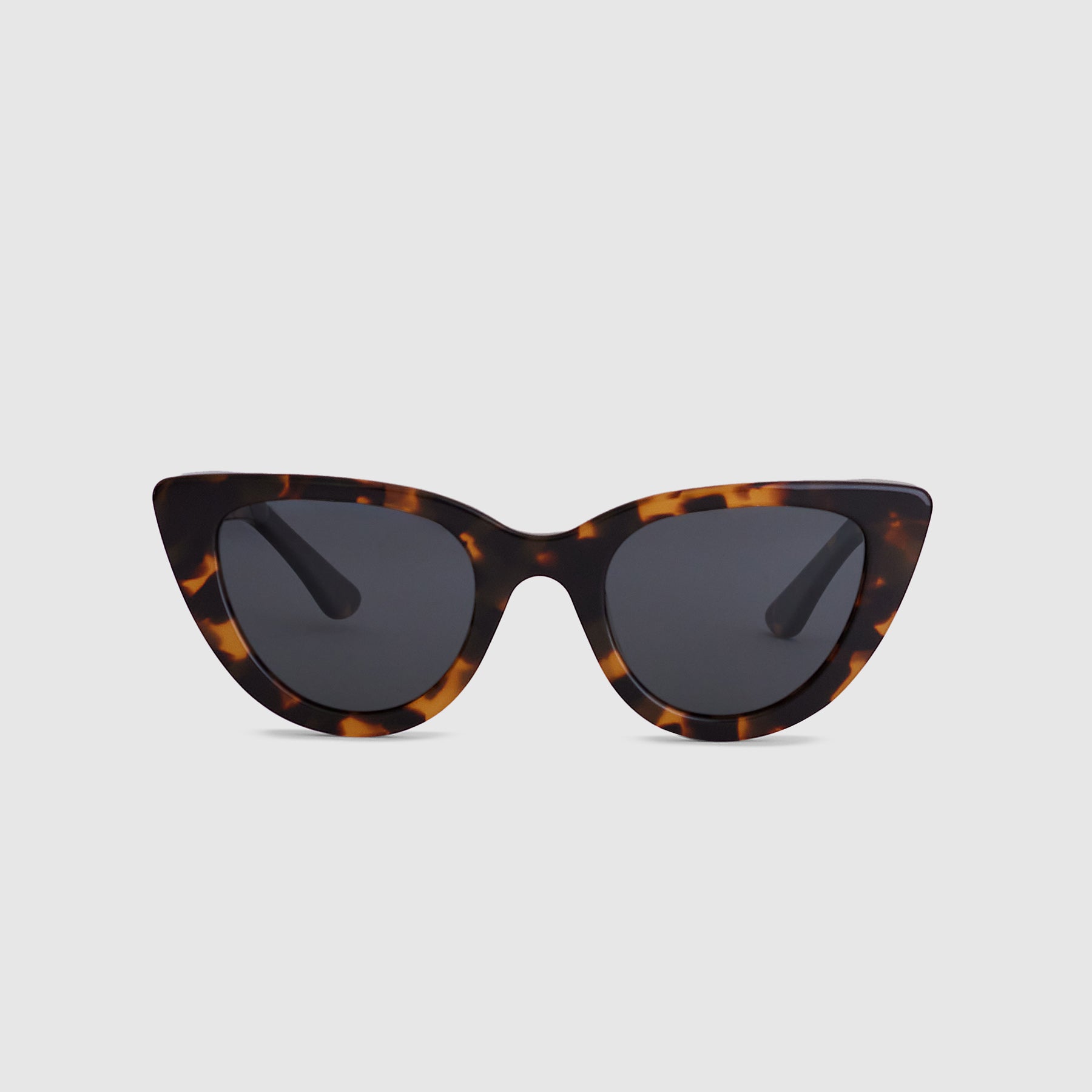 Milan | Cat-Eye Havana Tortoiseshell Sunglasses Front