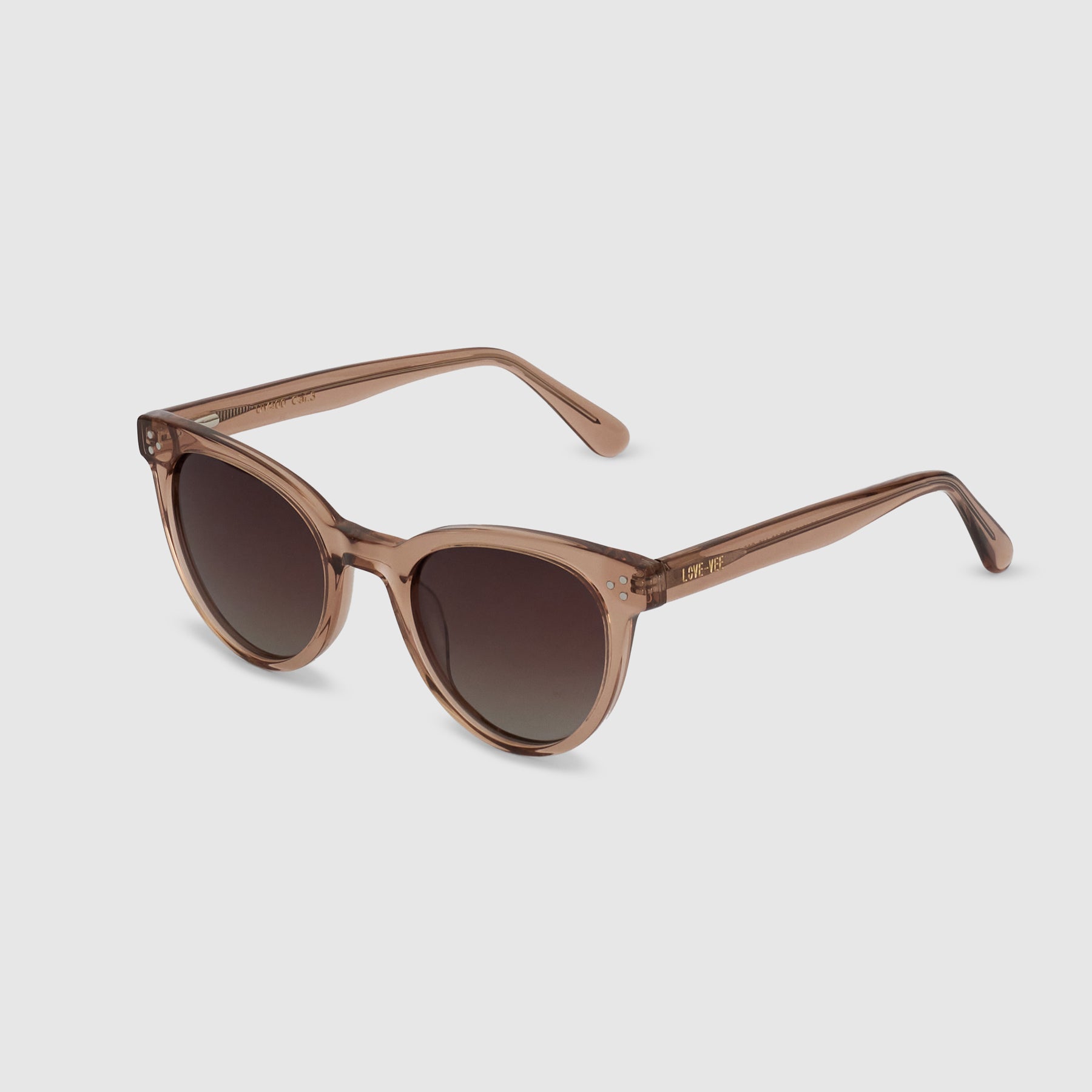 Cosmopolitan | Bio Acetate Champagne Sunglasses Side