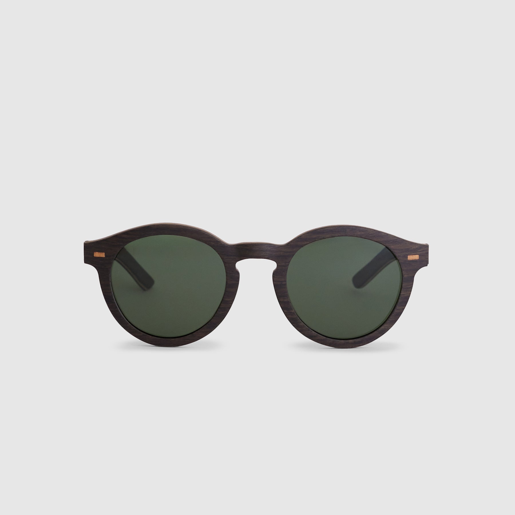 Laurel Dark Wood Round Frames  Front